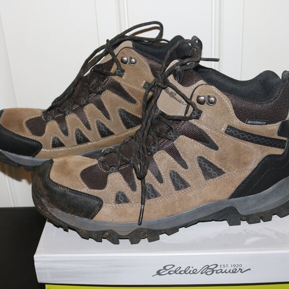 Eddie Bauer Ridgeline hiking boots size 10.5 Med and comes with box - Picture 2 of 11